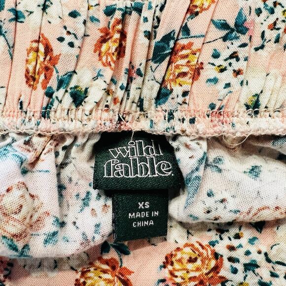 WILD FABLE Women’s Floral Maxi Skirt Size XS Pink (A0126) - Picture 5 of 6